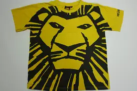 Lion King Broadway Musical Y2K Big Print Disney Presents Promo T-Shirt