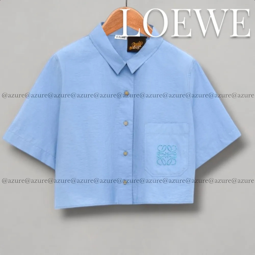 LOEWE  |Cropped shirt in cotton blend