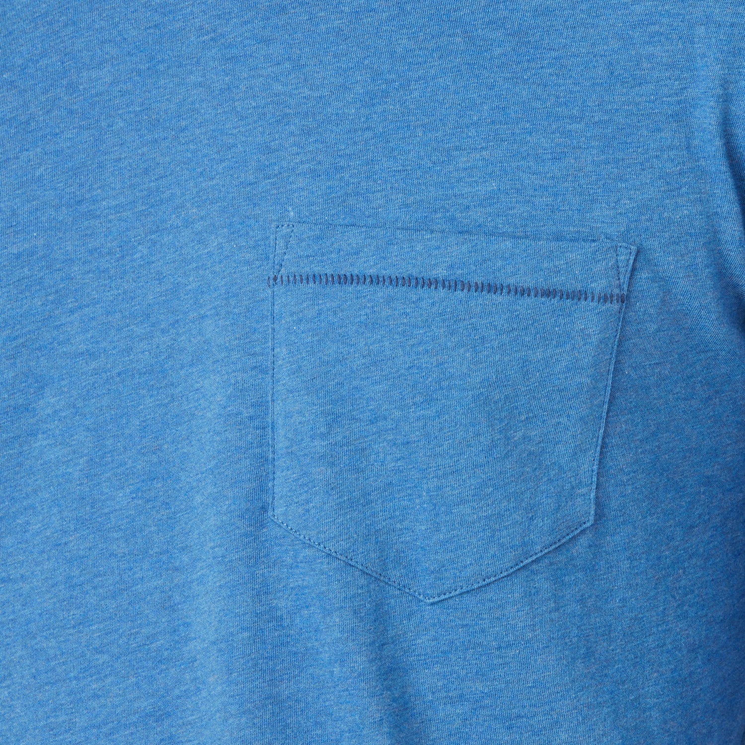 Long Sleeve Bar Stitch Tee :: Blue