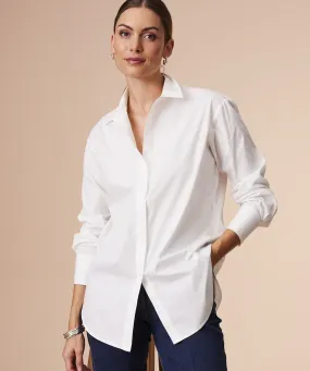 Long Sleeved Cotton Blouse