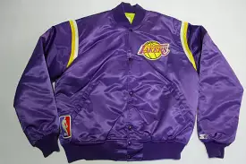 Los Angeles Lakers Vintage 80's Satin Starter Made in USA Quilt Lined NBA Jacket