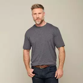 Lucchese Pima Cotton Tee :: Grey Melange