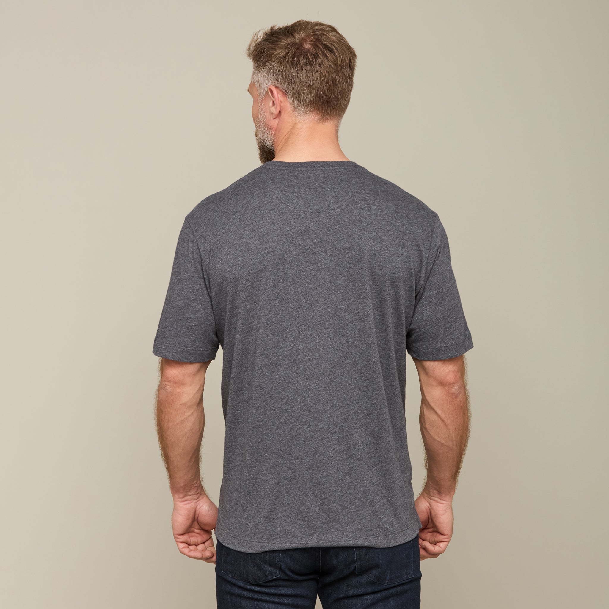 Lucchese Pima Cotton Tee :: Grey Melange