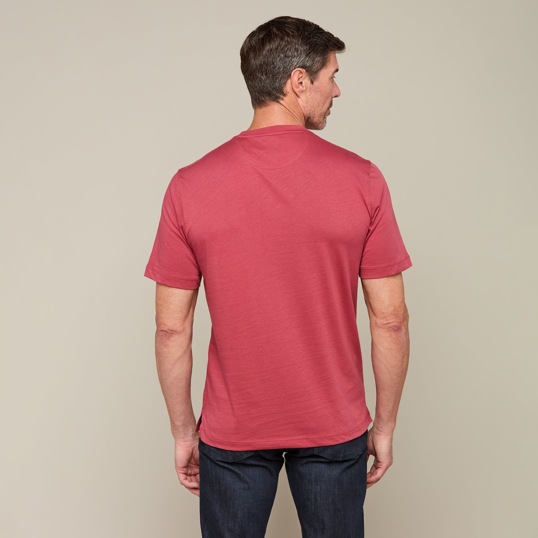 Lucchese Pima Cotton Tee :: Red