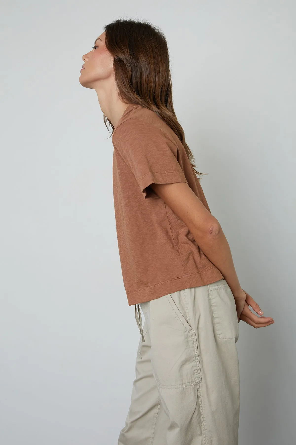 LULA COTTON SLUB SWING TEE