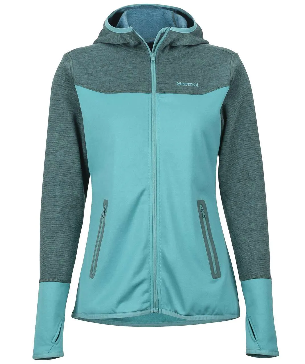 Marmot Women’s Sirona Hoodie #89170 Patina Green/Mallard Green