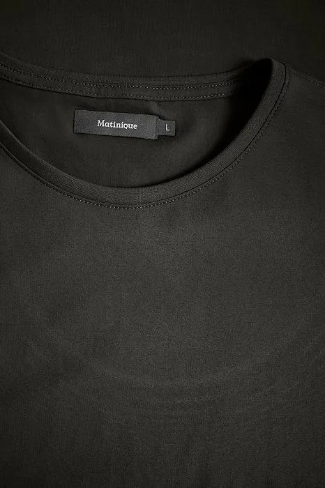 Matinique Jermalink Cotton Stretch T-Shirt in Espresso