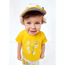 Mayoral Baby T-Shirt w/Besties Print _White 1011-21