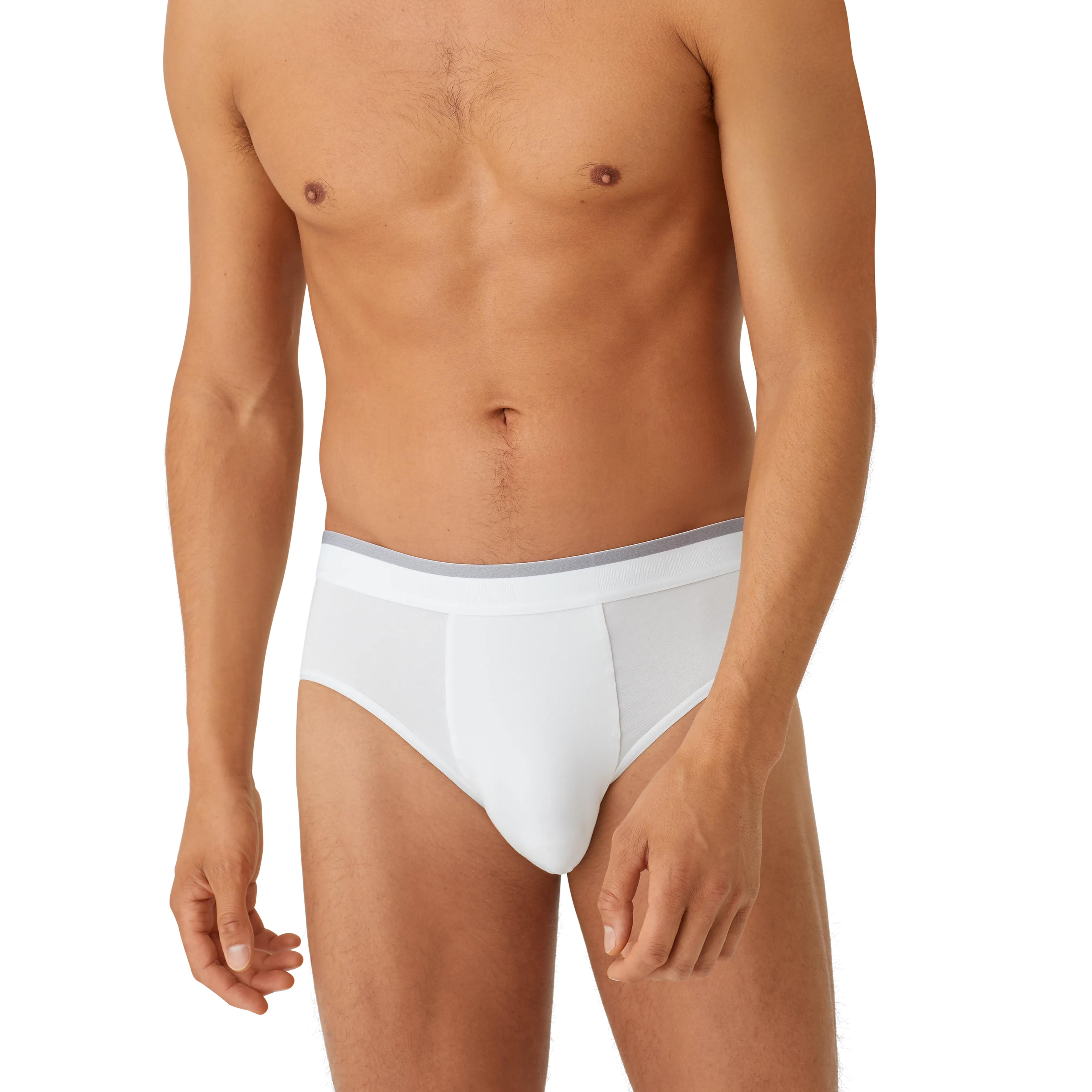 Men's Cotton Modal Blend Flyless Brief 3-Pack