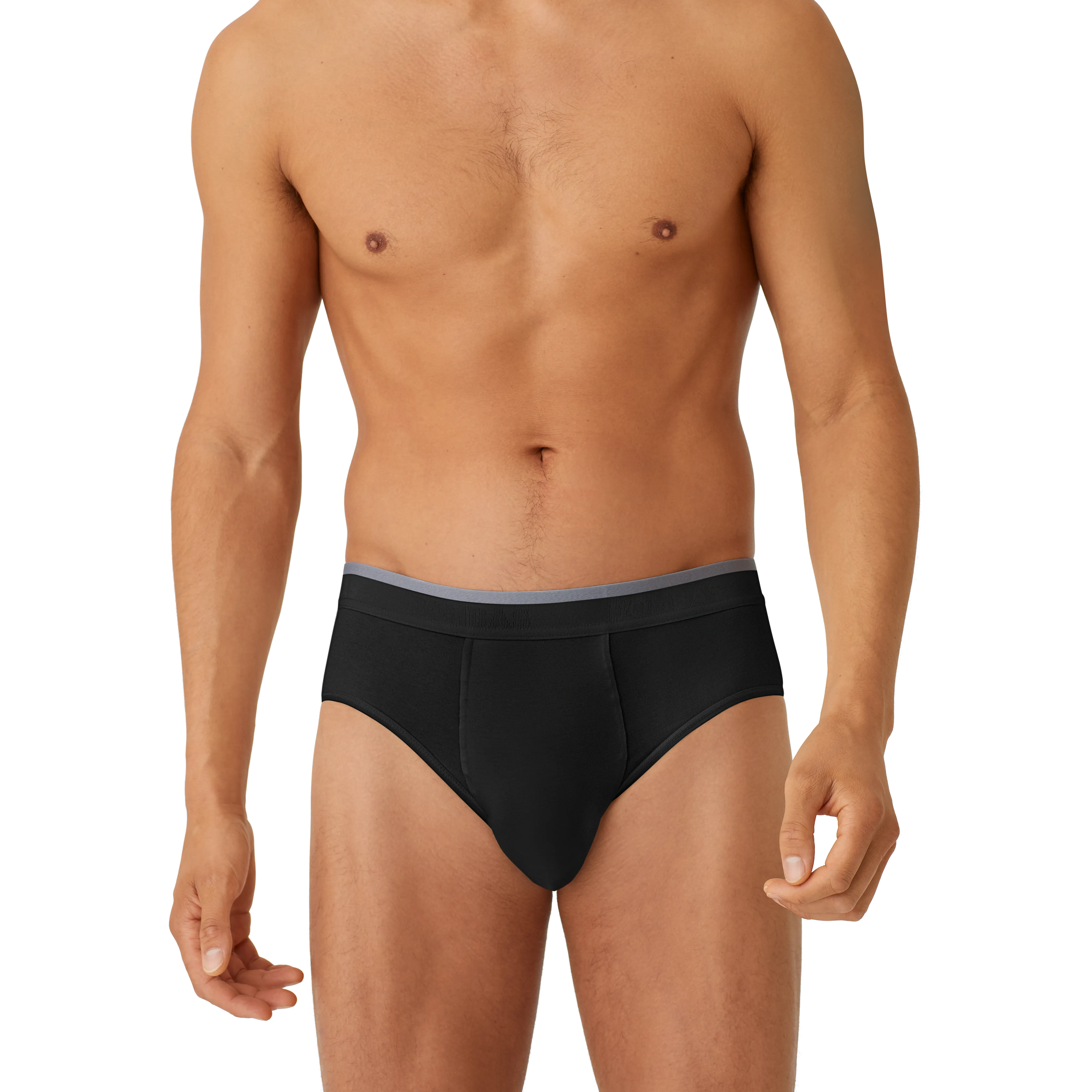 Men's Cotton Modal Blend Flyless Brief 3-Pack