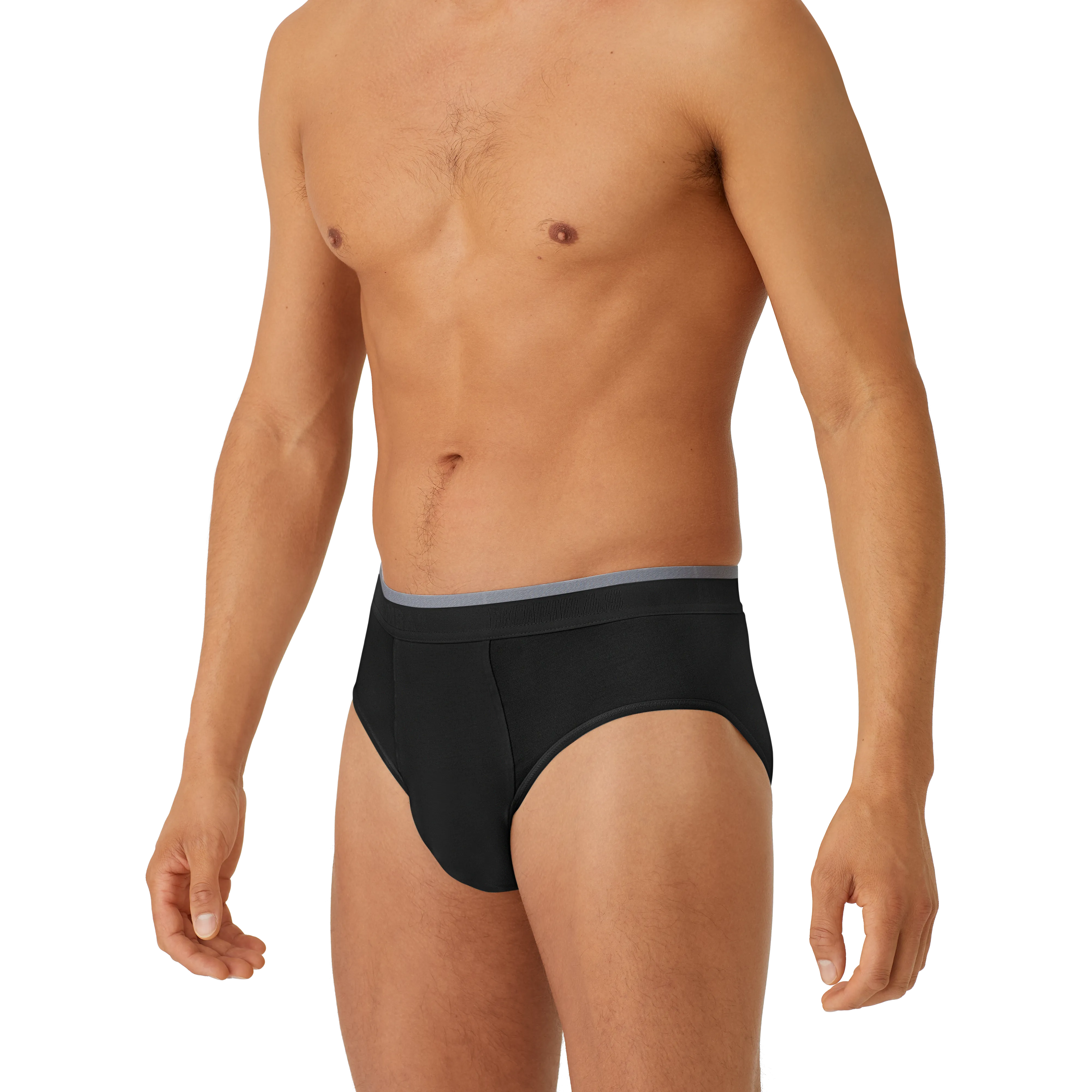 Men's Cotton Modal Blend Flyless Brief 3-Pack