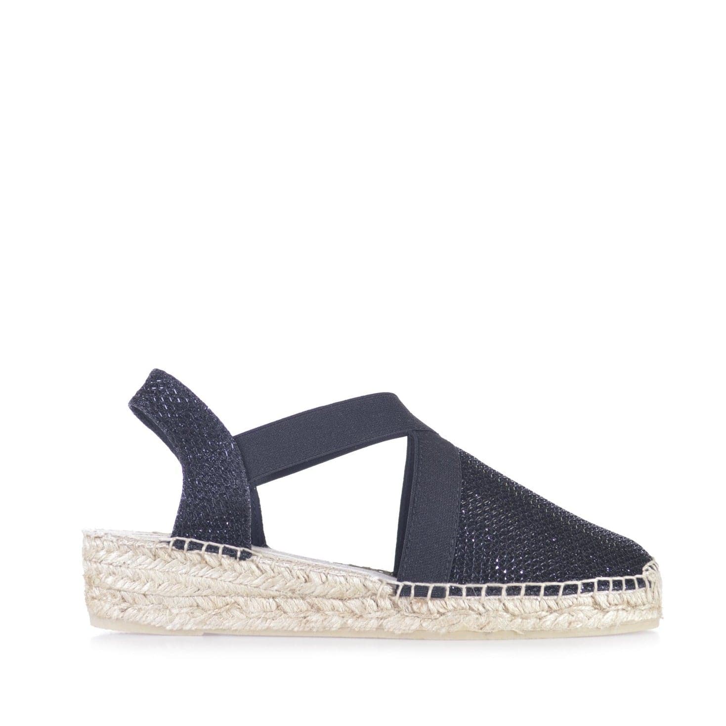 Metallic Cotton Blend Wedge Espadrille for Women - Velino-S