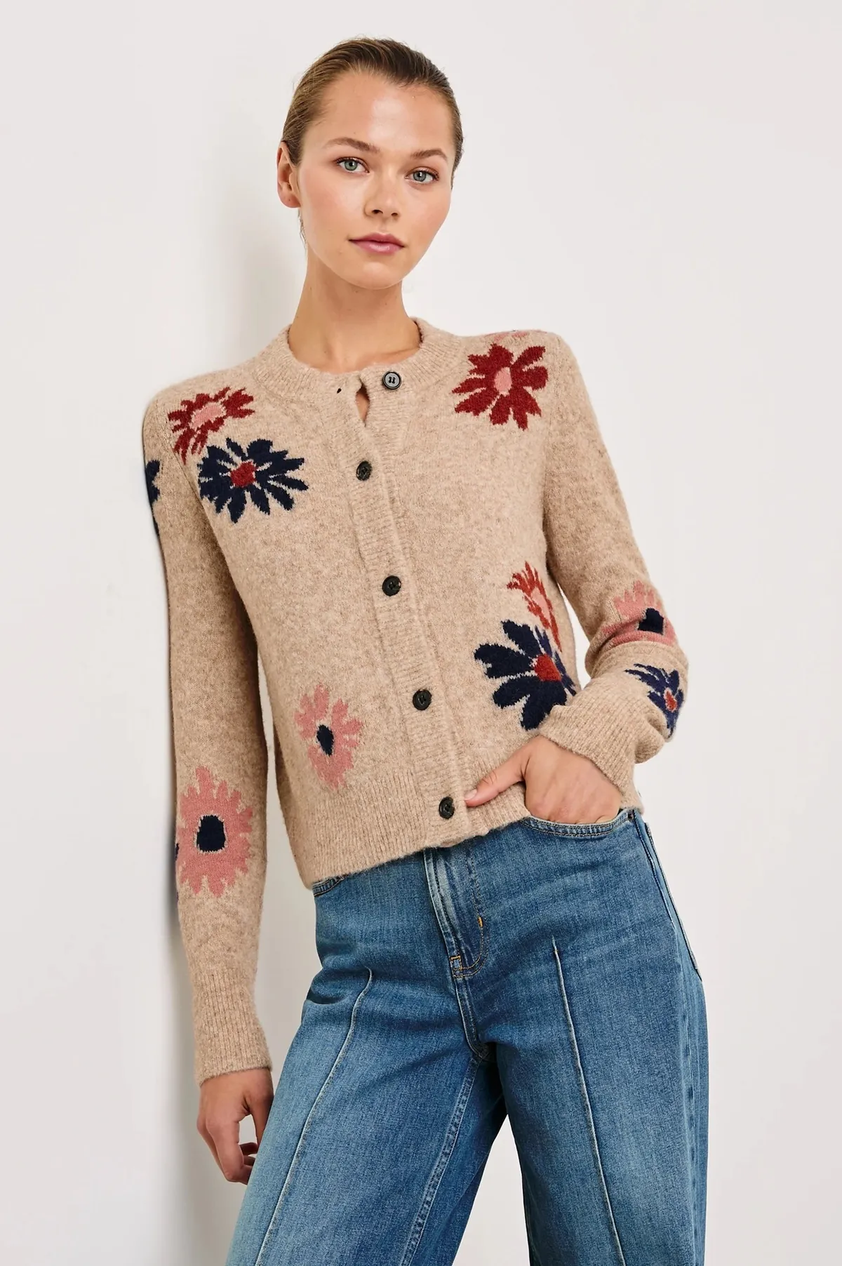 Millie Sweater - Mauve Meadow