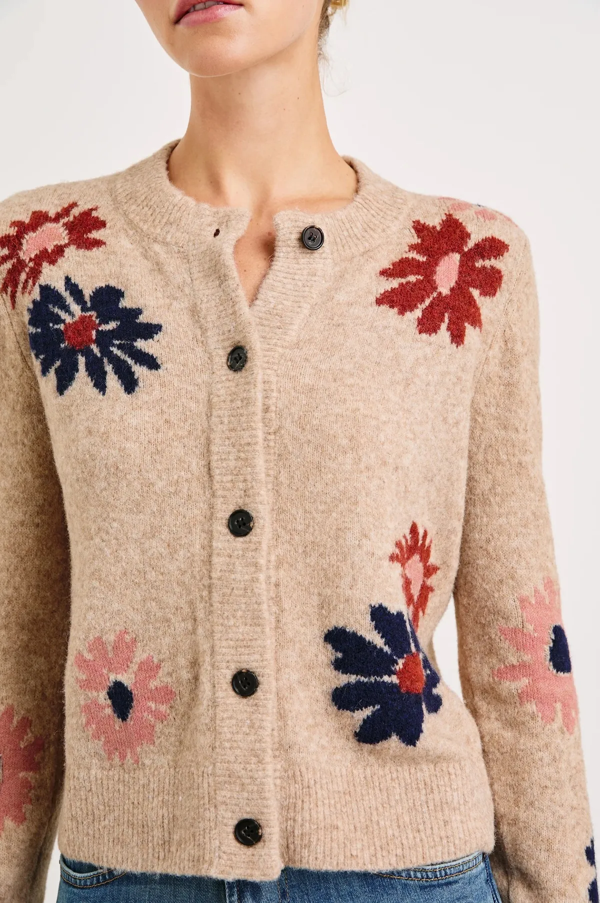 Millie Sweater - Mauve Meadow