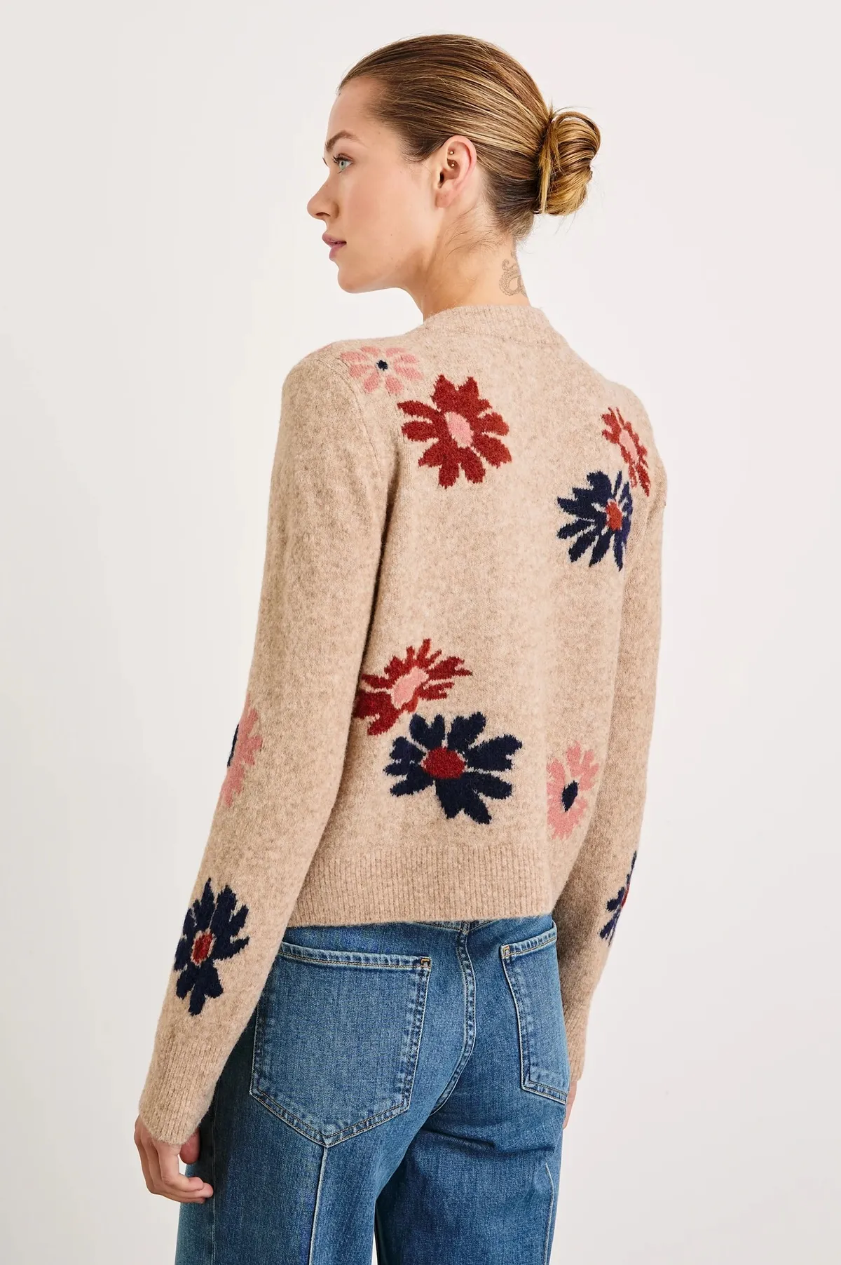 Millie Sweater - Mauve Meadow