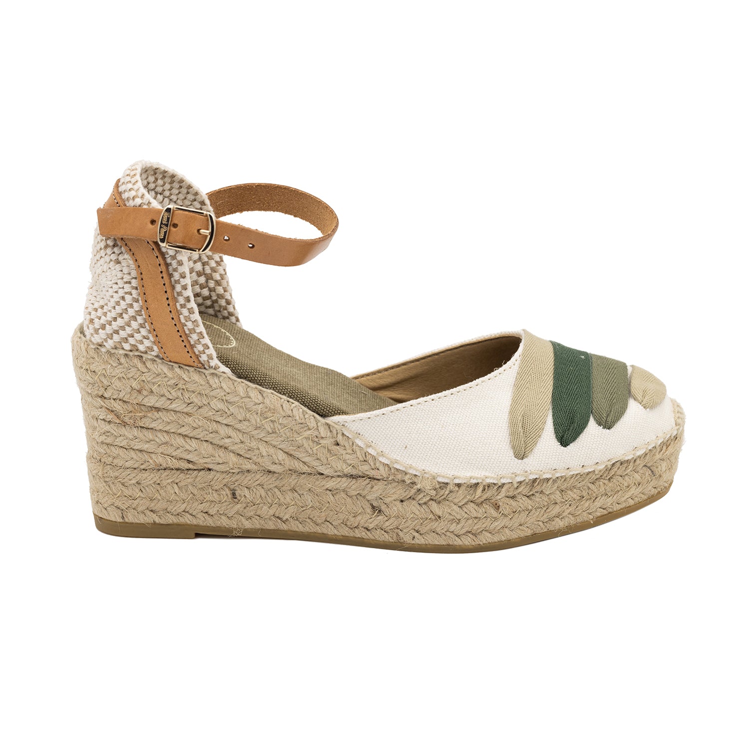 Multicolor Cotton Blend Espadrilles for Women - Lola-CM