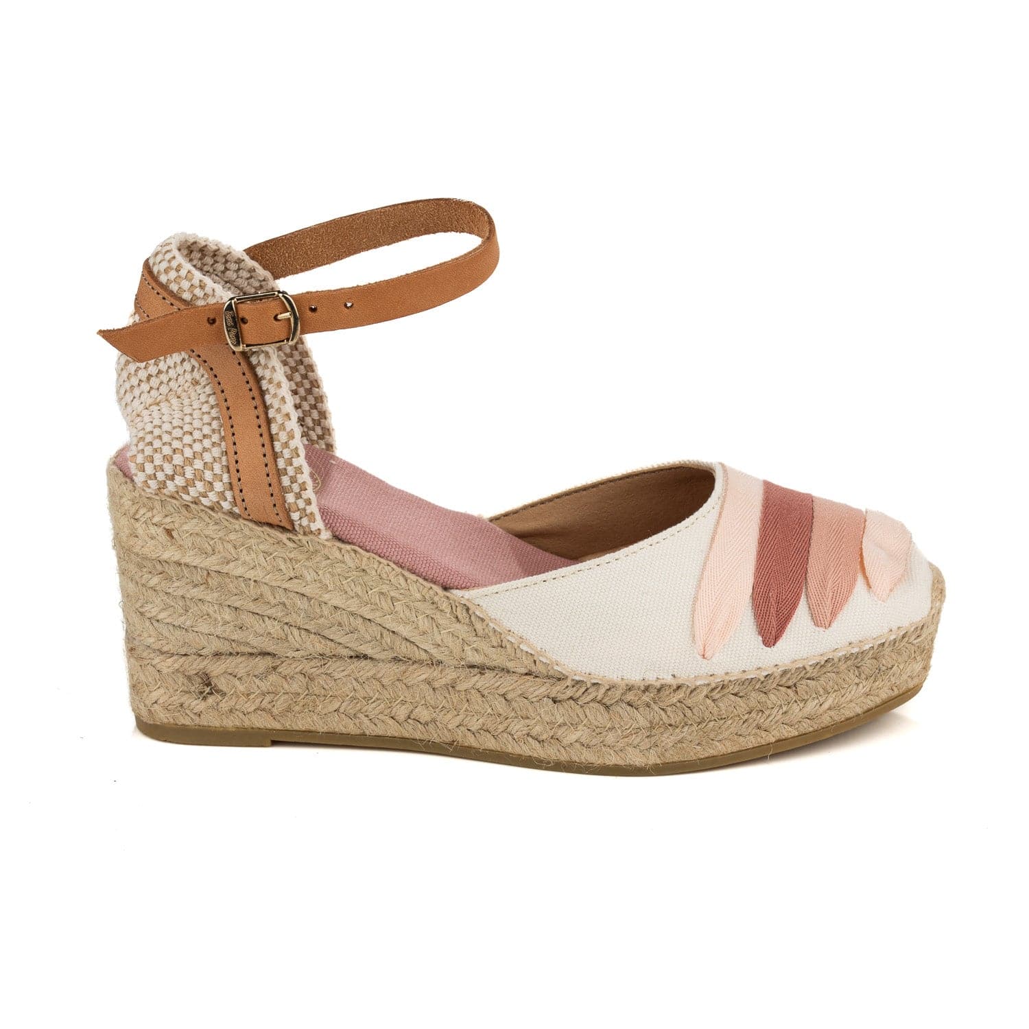 Multicolor Cotton Blend Espadrilles for Women - Lola-CM