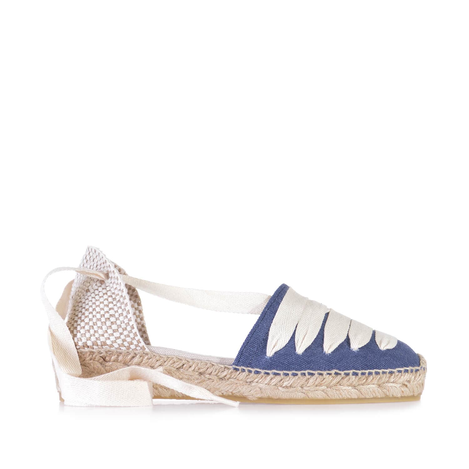 Multicolor Cotton Blend Wedge Espadrille for Women - Gavet