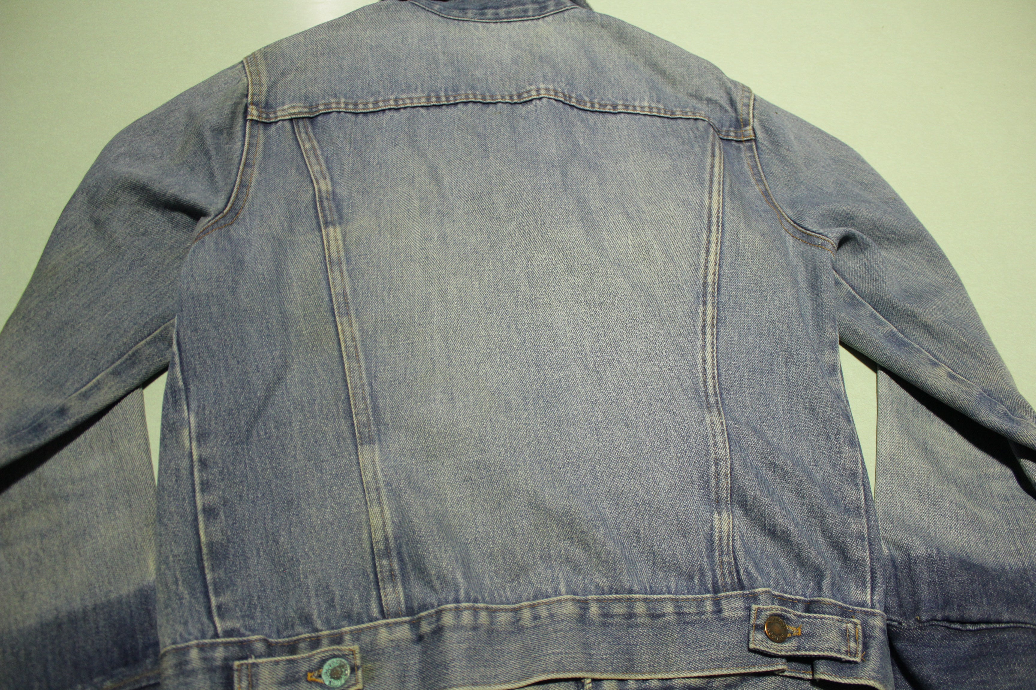 Nelson Vintage 70's Denim No Side Pockets Jean Trucker Jacket