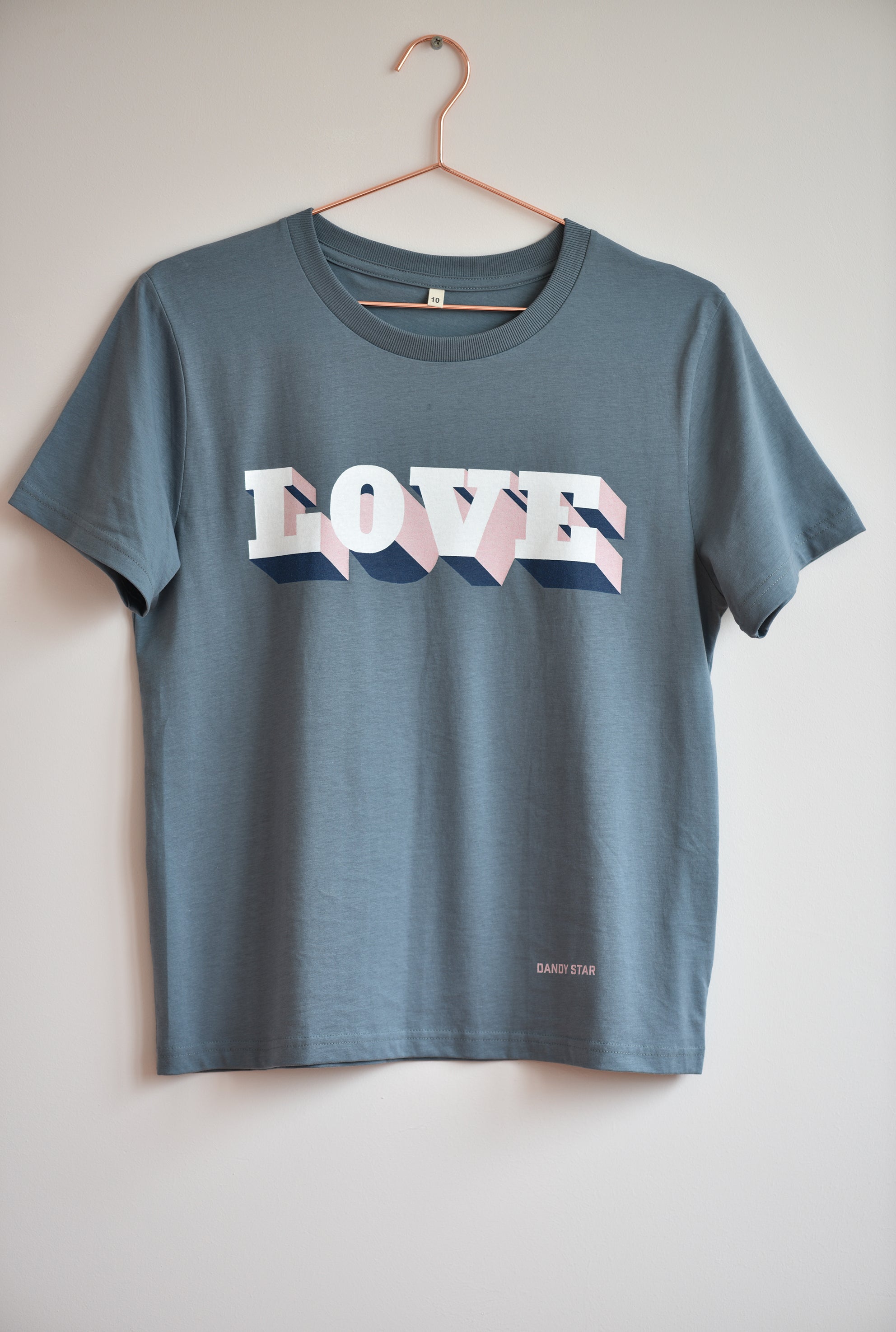 NEW LOVE  SMOKEY BLUE T-SHIRT