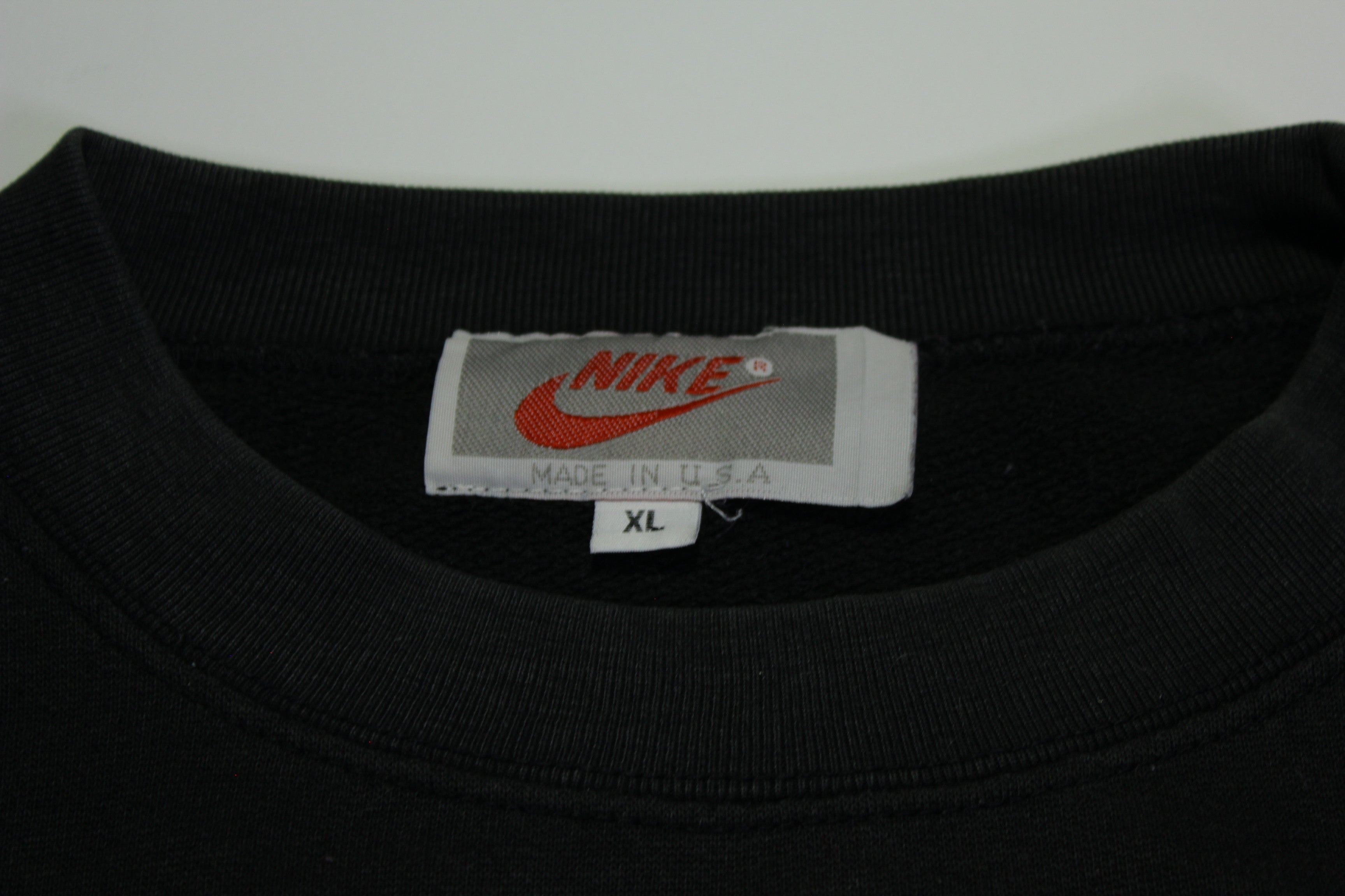 Nike Air Vintage 80's 90's Embroidered Gray Tag Jordan Crewneck Sweatshirt