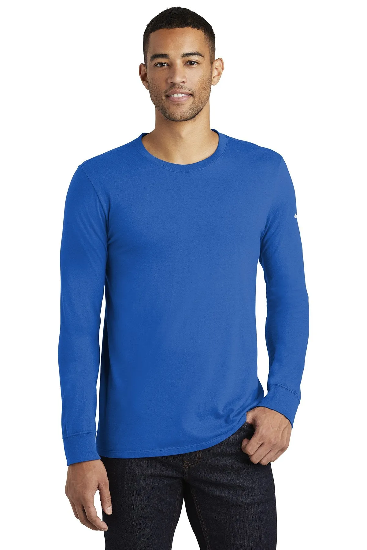 Nike Core Cotton Long Sleeve Tee NKBQ5232 Game Royal