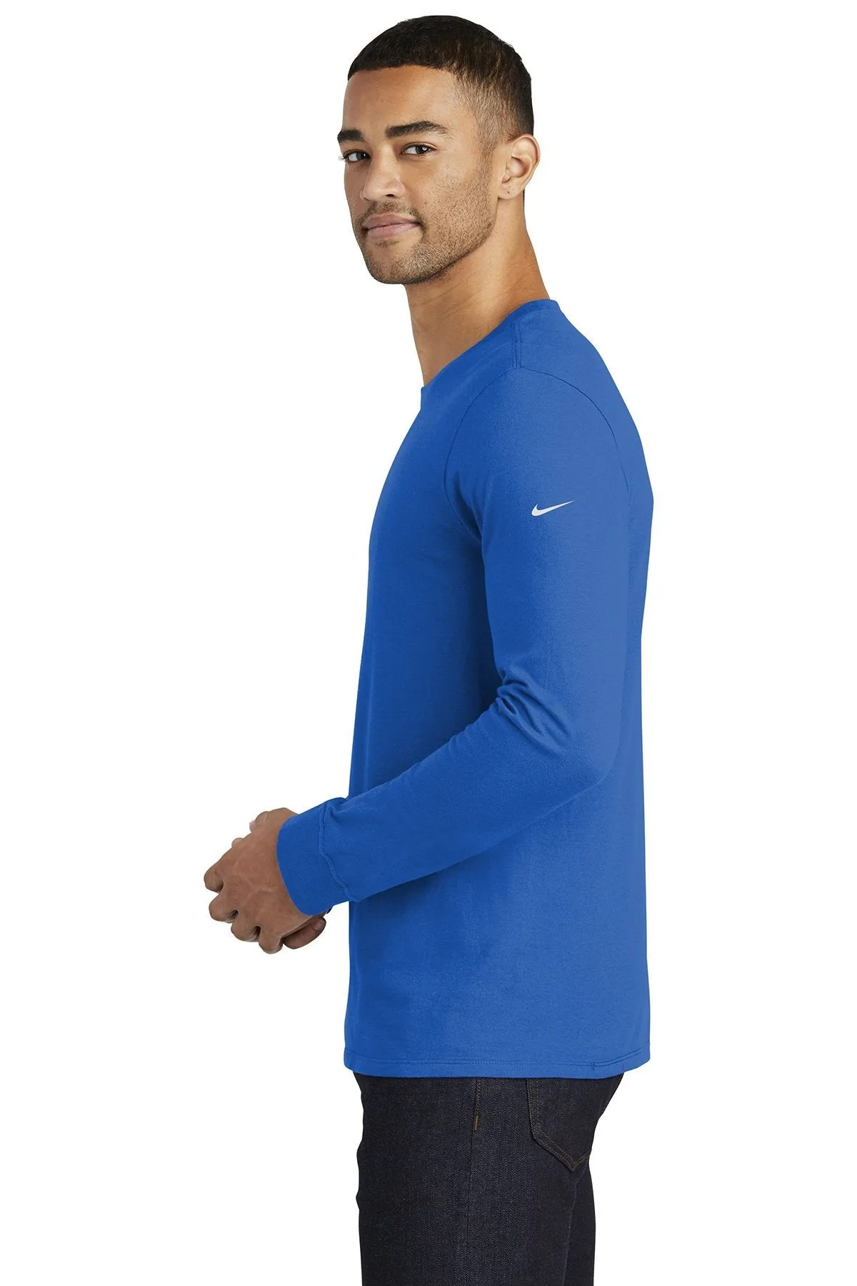 Nike Core Cotton Long Sleeve Tee NKBQ5232 Game Royal