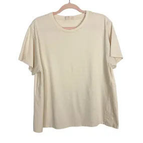 Nuuds Cream Cotton Tee- Size L