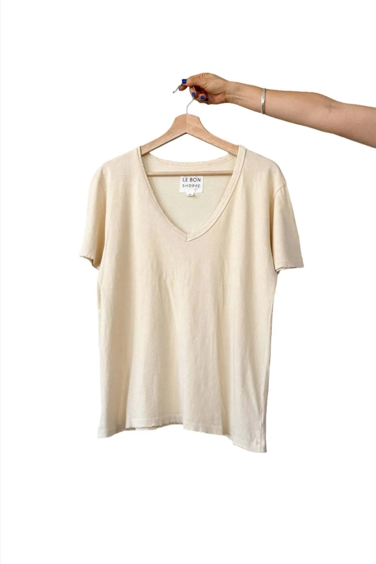 Organic Cotton La Vie Tee - Creamy White