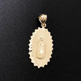 Our Lady Guadalupe DC 10K Yellow Gold Pendant