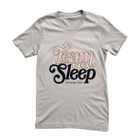 Outrank Team No Sleep T-shirt (Ivory/Pepper)