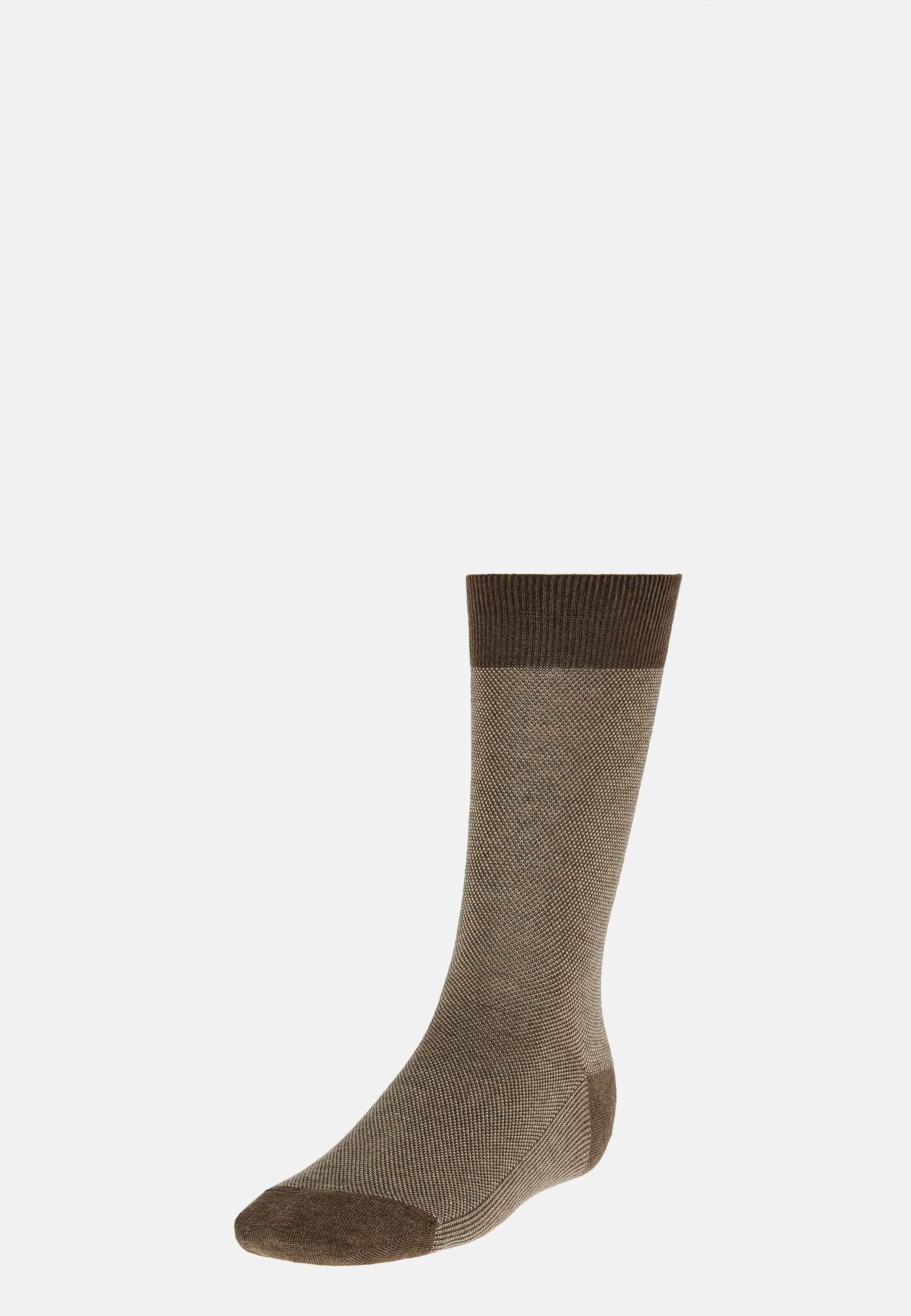 Oxford Cotton Socks In Organic Cotton