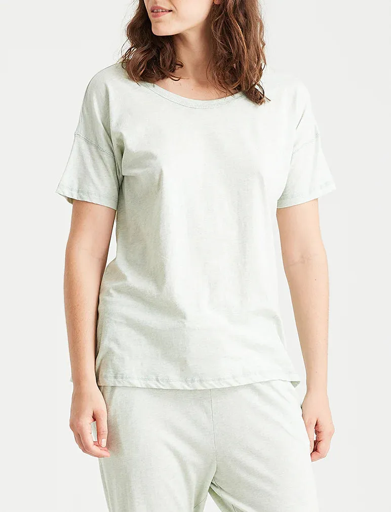 Papinelle - Jada Organic Cotton Knit Tee | Sage