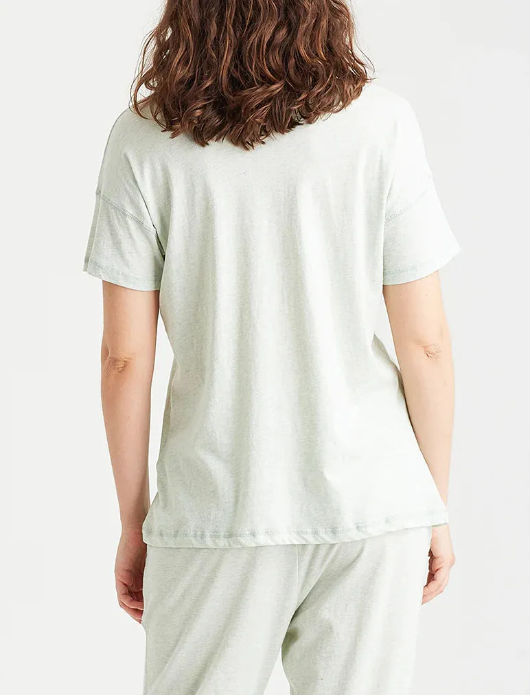 Papinelle - Jada Organic Cotton Knit Tee | Sage