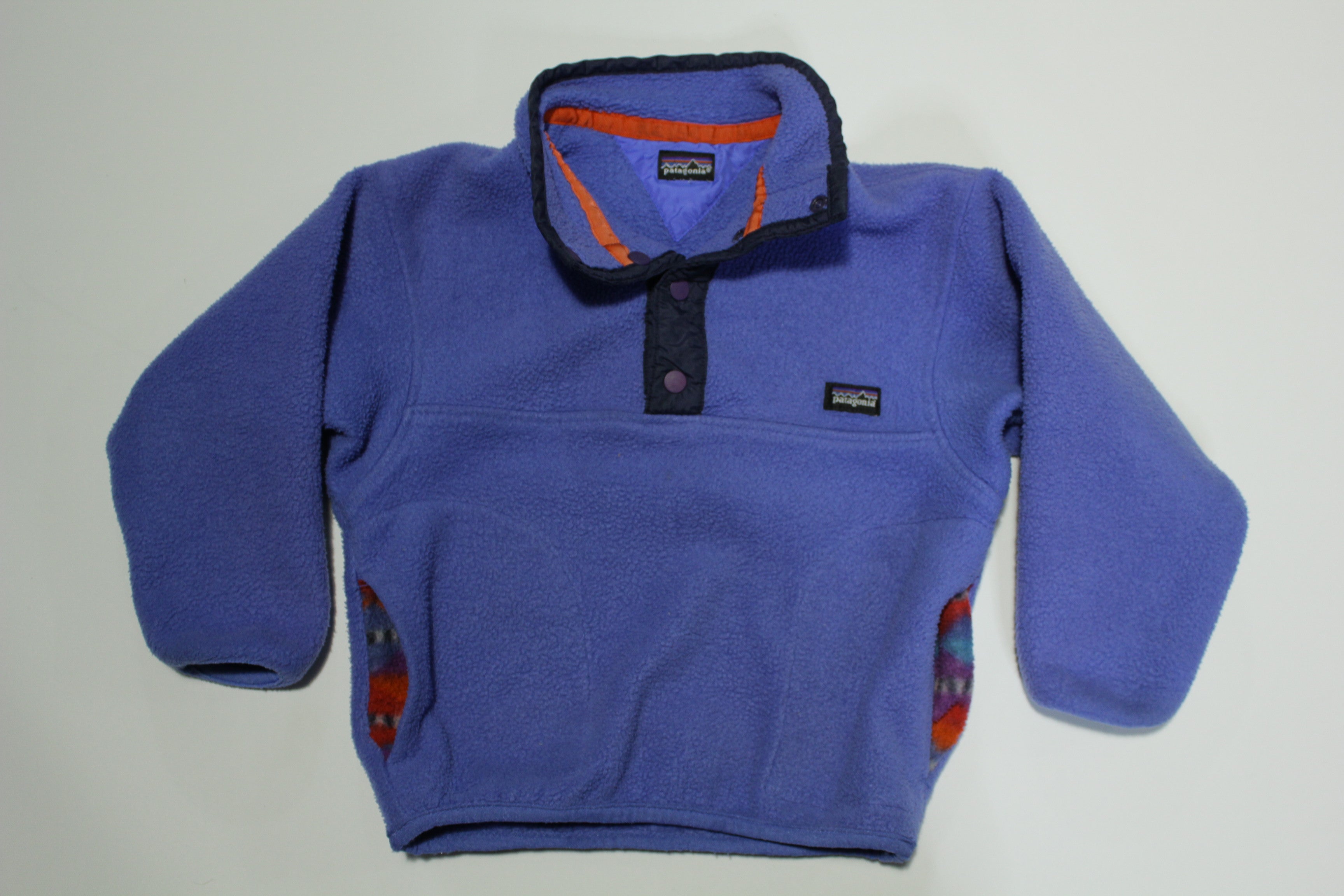 Patagonia Vintage 90's Fleece Pullover Jacket Kids Size