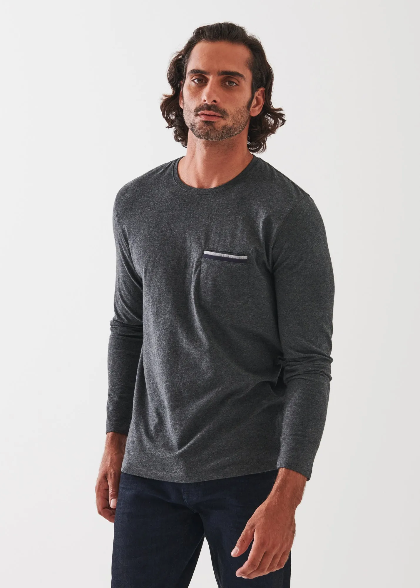 PIMA COTTON STRETCH POCKET T-SHIRT