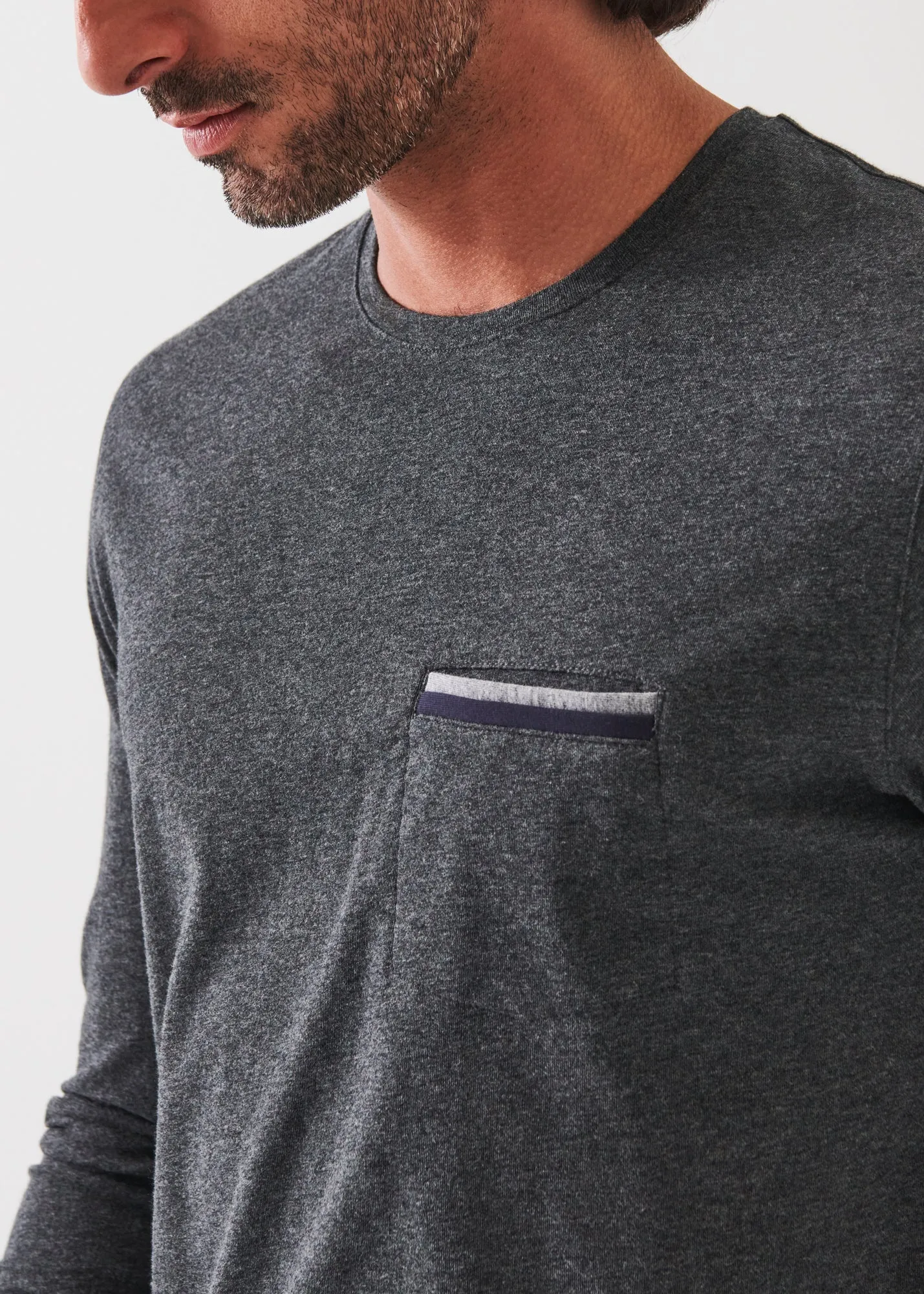 PIMA COTTON STRETCH POCKET T-SHIRT