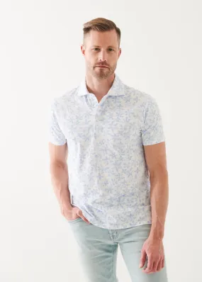 PIMA COTTON STRETCH PRINTED POLO