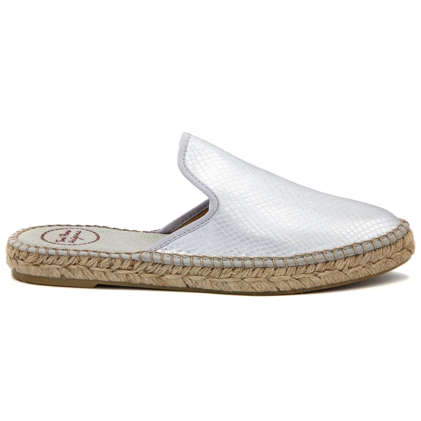 Plain Leather Wedge Espadrille for Women - Ona-PS