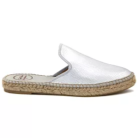 Plain Leather Wedge Espadrille for Women - Ona-PS