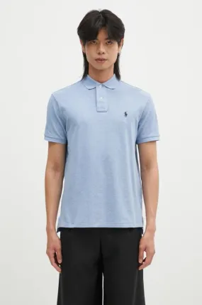 Polo Ralph Lauren cotton polo shirt blue color 710666998