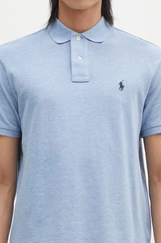 Polo Ralph Lauren cotton polo shirt blue color 710666998