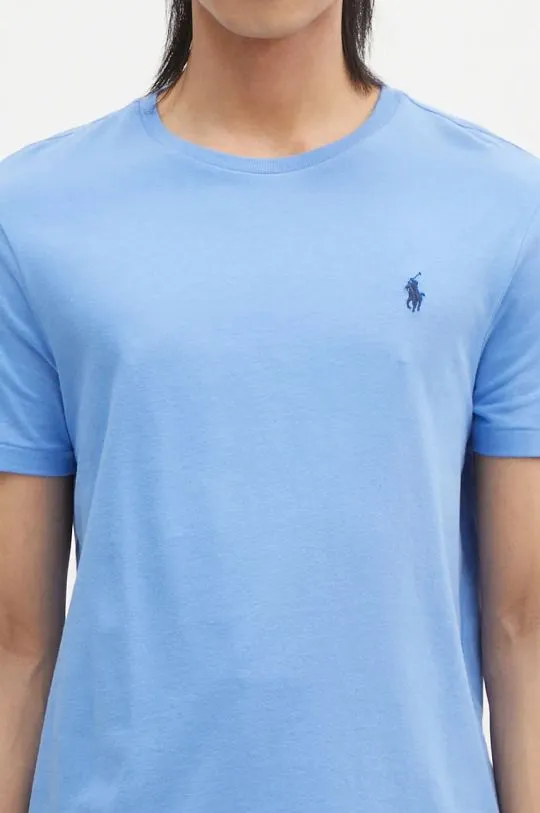 Polo Ralph Lauren cotton t-shirt men’s blue color smooth 710671438