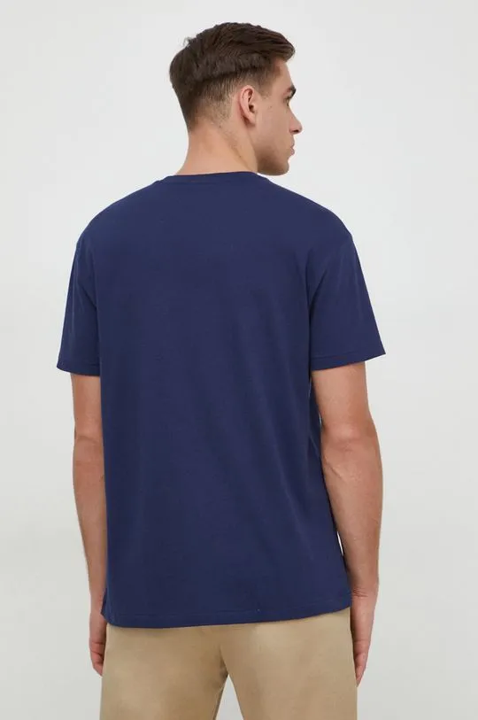 Polo Ralph Lauren cotton t-shirt men’s navy blue color