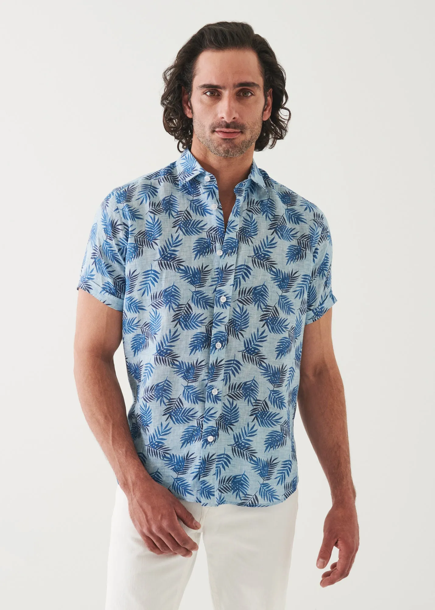 PRINTED LINEN SHIRT