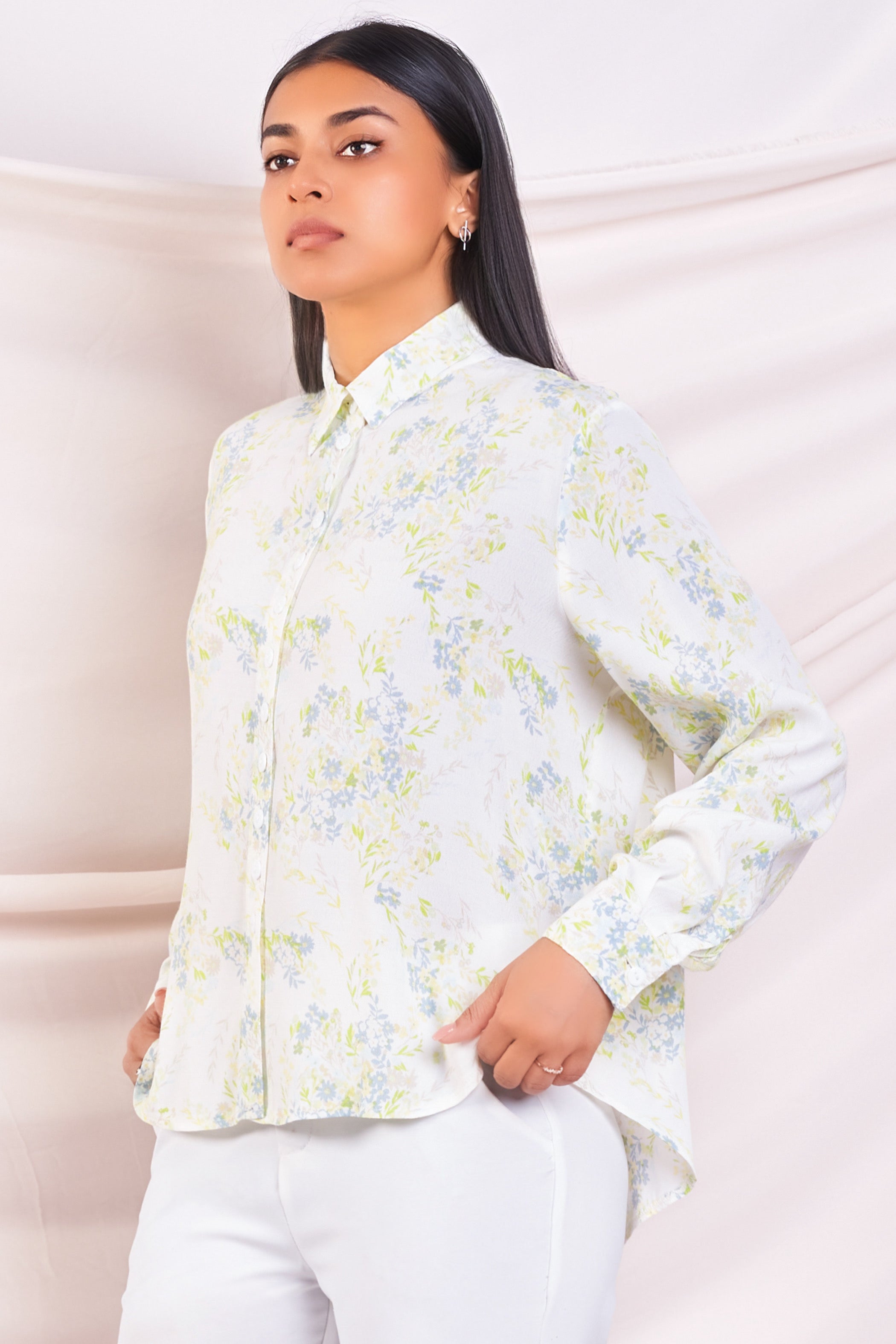 Printed Oversized Shirt