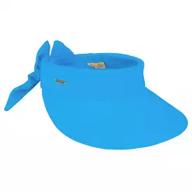 Rainbow Cotton Sun Visor in Blue