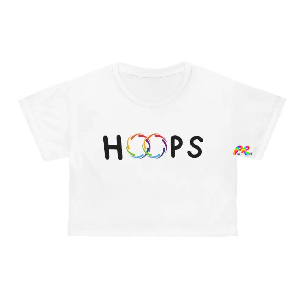 Rainbow Hoops Crop T-Shirt