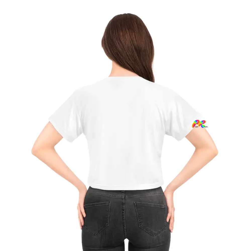 Rainbow Hoops Crop T-Shirt