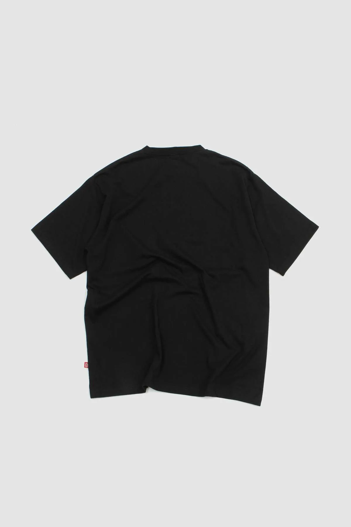 Recycled Cotton Tee - Happy Hour/Black